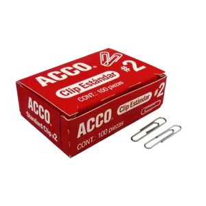 standard #2 metal paper clip ACCO