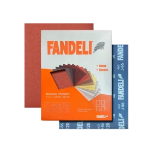 Fandeli J86 grit 100 sandpaper sheet for metal P50